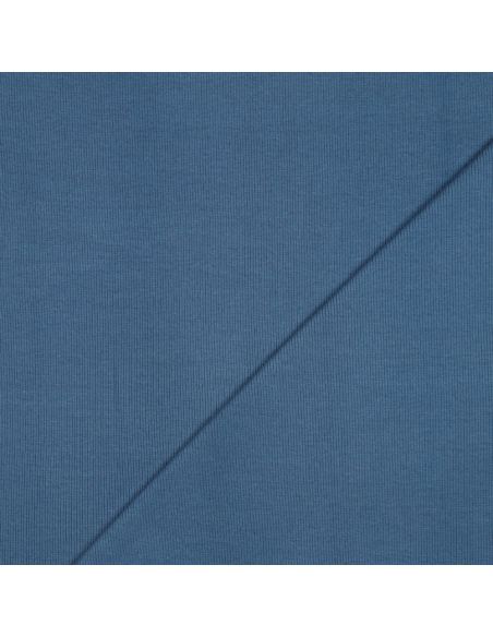Tejido de punto acanalado - Azul vaquero
