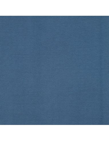 Tejido de punto acanalado - Azul vaquero