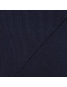 Tejido de punto acanalado - Azul marino 2