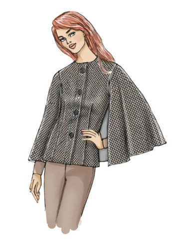 Patrón de capa - Butterick 6603