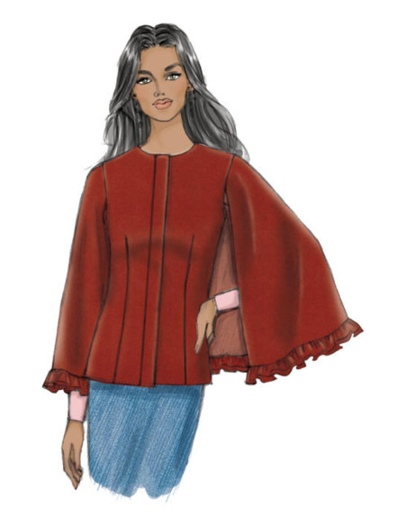 Patrón de capa - Butterick 6603