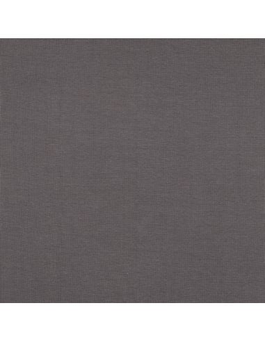 Tejido de punto acanalado - Gris oscuro