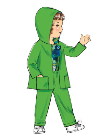 Patrón de ropa para muñeca - Butterick 6606
