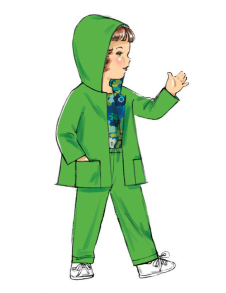Patrón de ropa para muñeca - Butterick 6606