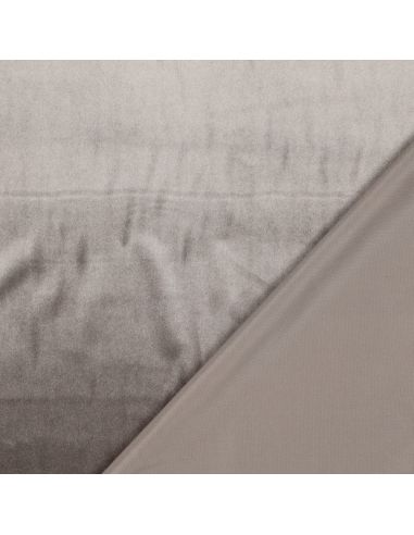 Tela de terciopelo de lujo para muebles - Topo