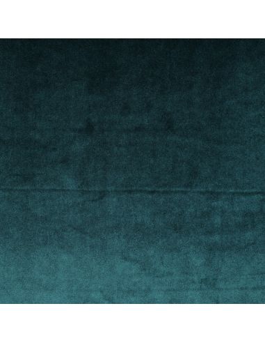 Tejido de terciopelo de lujo para muebles - Azul petróleo