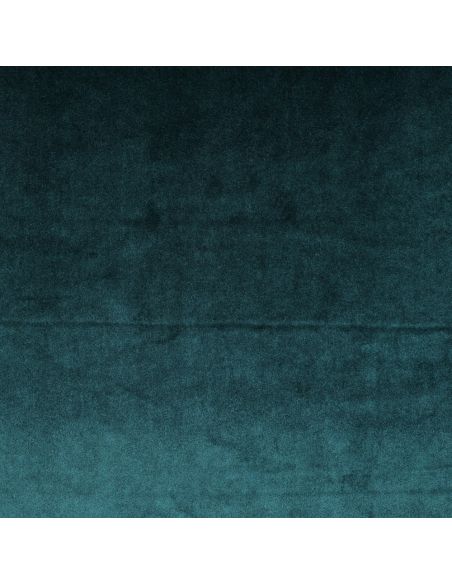 Tejido de terciopelo de lujo para muebles - Azul petróleo