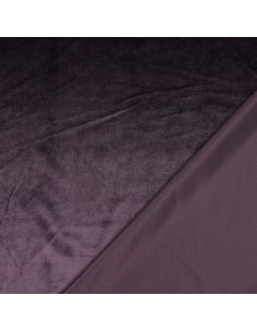 Tela de terciopelo de lujo para muebles - Berenjena 2