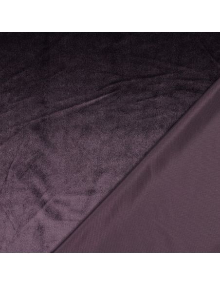 Tela de terciopelo de lujo para muebles - Berenjena