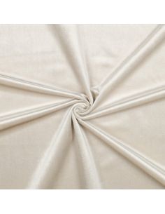 Tejido de terciopelo de lujo para tapicería - Crudo