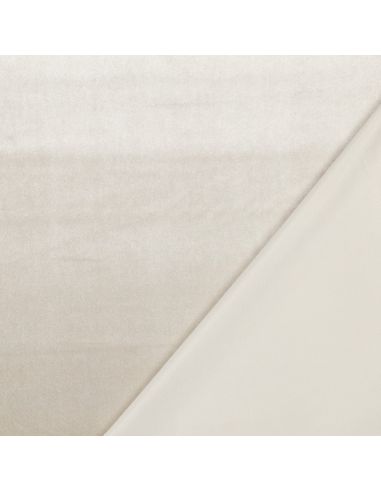 Tejido de terciopelo de lujo para tapicería - Crudo
