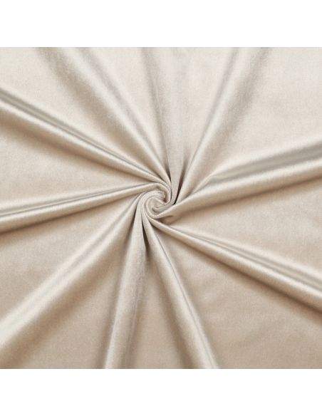 Tejido de terciopelo de lujo para muebles - Champán