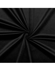 Tejido de terciopelo de lujo para muebles - Negro