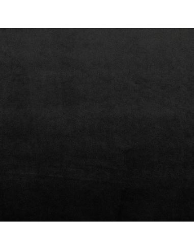 Tejido de terciopelo de lujo para muebles - Negro