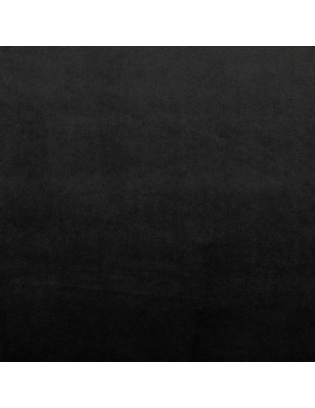 Tejido de terciopelo de lujo para muebles - Negro