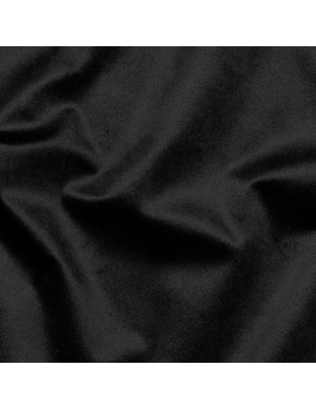 Tejido de terciopelo de lujo para muebles - Negro