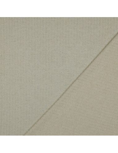 Tejido de punto acanalado lurex - Crudo dorado