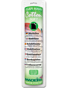 Estabilizador para rasgar Cotton Soft - Negro