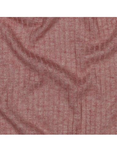 Tejido de punto acanalado lurex - Rosa dorado