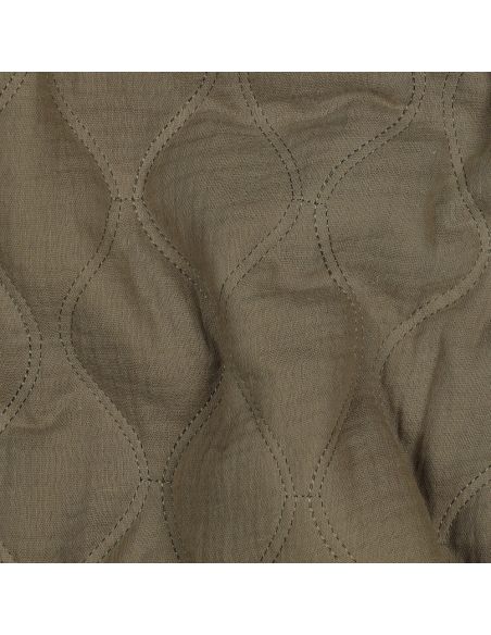 Tejido acolchado de doble gasa - Caqui