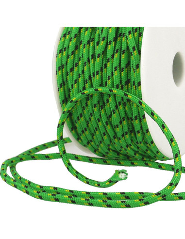 Cordón multicolor deportivo - Verde, negro y amarillo