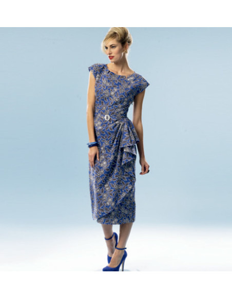 Patrón de vestido y cinturón - Butterick 5880