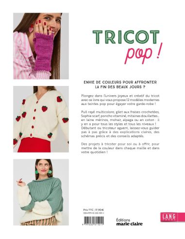 Libro de tejido pop - 12 modelos para tejer