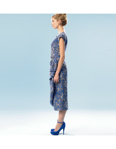 Patrón de vestido y cinturón - Butterick 5880