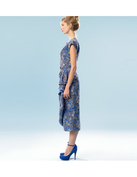 Patrón de vestido y cinturón - Butterick 5880