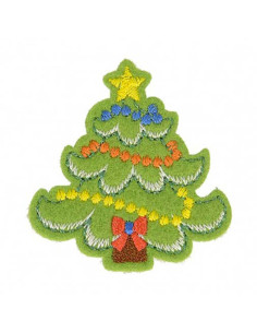 Parche termoadhesivo de Navidad - Árbol de Navidad