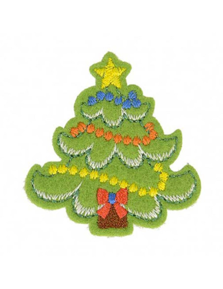 Parche termoadhesivo de Navidad - Árbol de Navidad