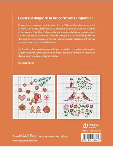 Libro de bordado encantado - 500 modelos para bordar