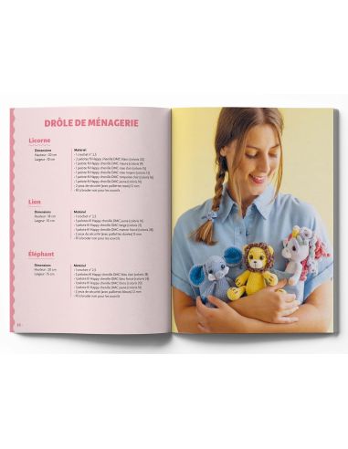 Libro de amigurumis en hilo de chenilla