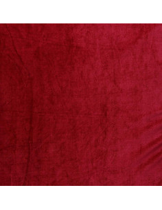 Tejido de terciopelo elástico - Rojo 2