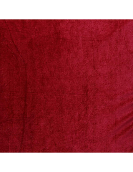 Tejido de terciopelo elástico - Rojo