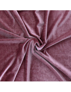 Tejido de terciopelo elástico - Rosa
