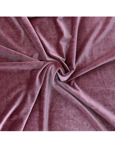 Tejido de terciopelo elástico - Rosa