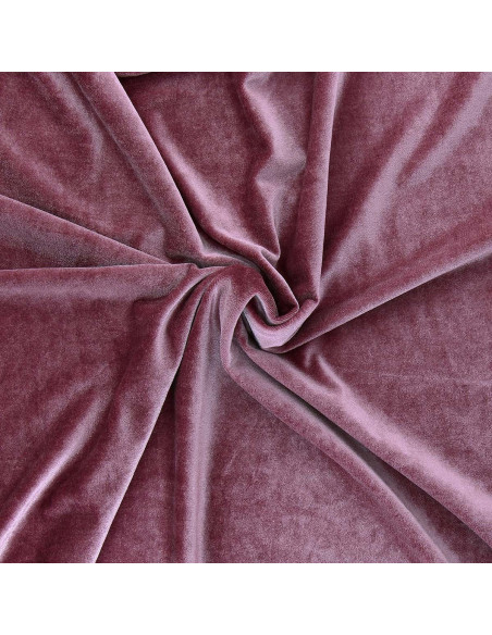 Tejido de terciopelo elástico - Rosa
