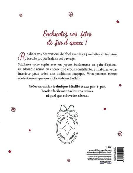 Libro de creaciones navideñas en fieltro