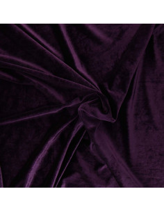 Tejido de terciopelo elástico - Violeta