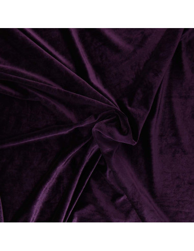 Tejido de terciopelo elástico - Violeta