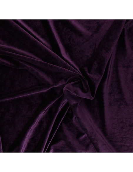 Tejido de terciopelo elástico - Violeta