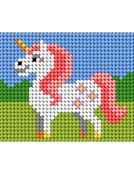 Kit de lienzo para niños - Pequeño unicornio