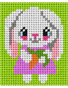 Kit de lienzo para niños - Pequeña conejita
