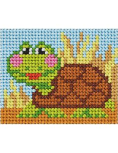Kit de lienzo para niños - La tortuga