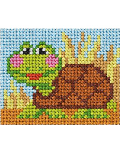 Kit de lienzo para niños - La tortuga