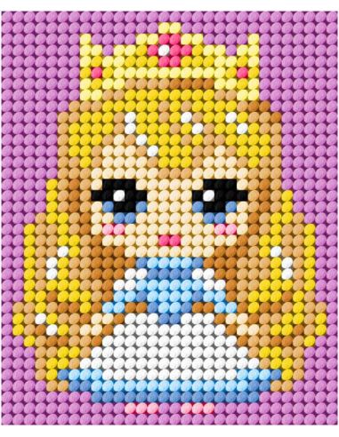 Kit de lienzo para niños - Pequeña princesa