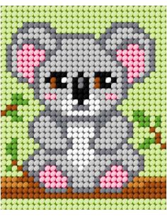 Kit de lienzo para niños - Pequeño koala
