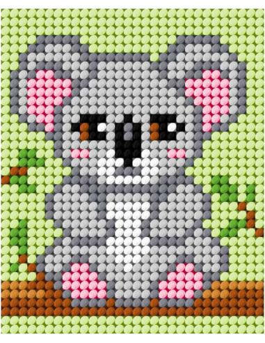 Kit de lienzo para niños - Pequeño koala
