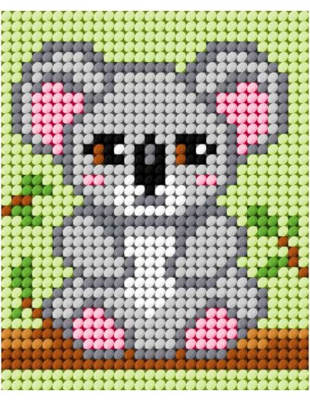 Kit de lienzo para niños - Pequeño koala